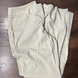 New York &  Company cream slacks